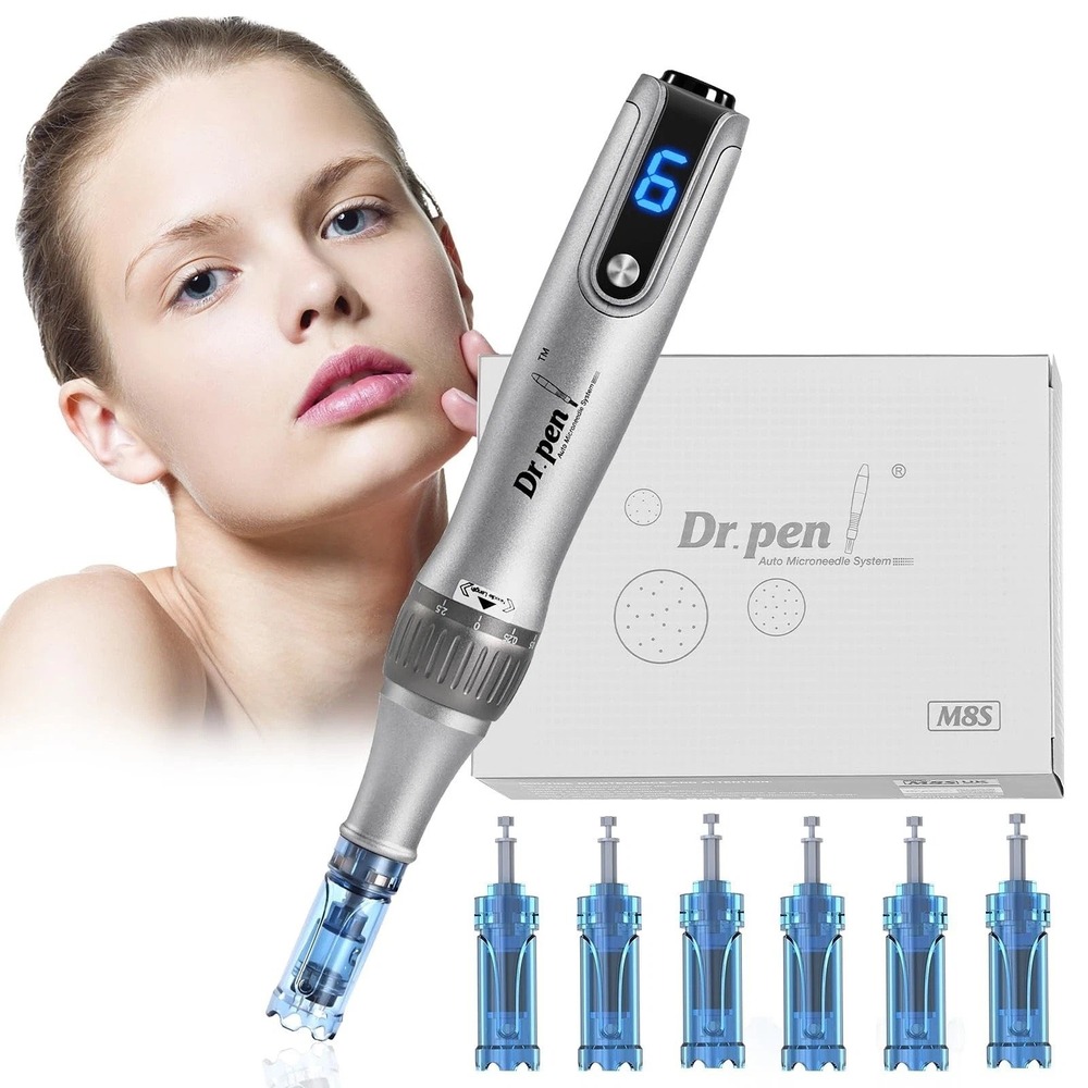 Dr Pen Dermapen Wireless Electric M8S Microneedle Pen with 36 PIN 3 and 12 PIN 1